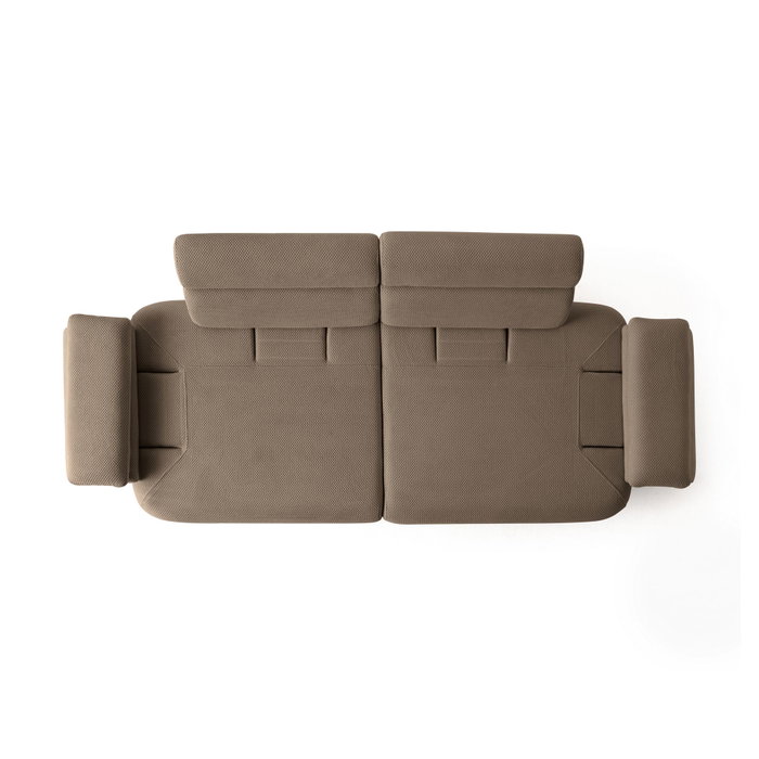 Atelier Del Sofa Bonjo Walnut - Earth Sofá de 3 plazas Atelier Del Sofa Bonjo Walnut - Earth Sofá de 3 plazas